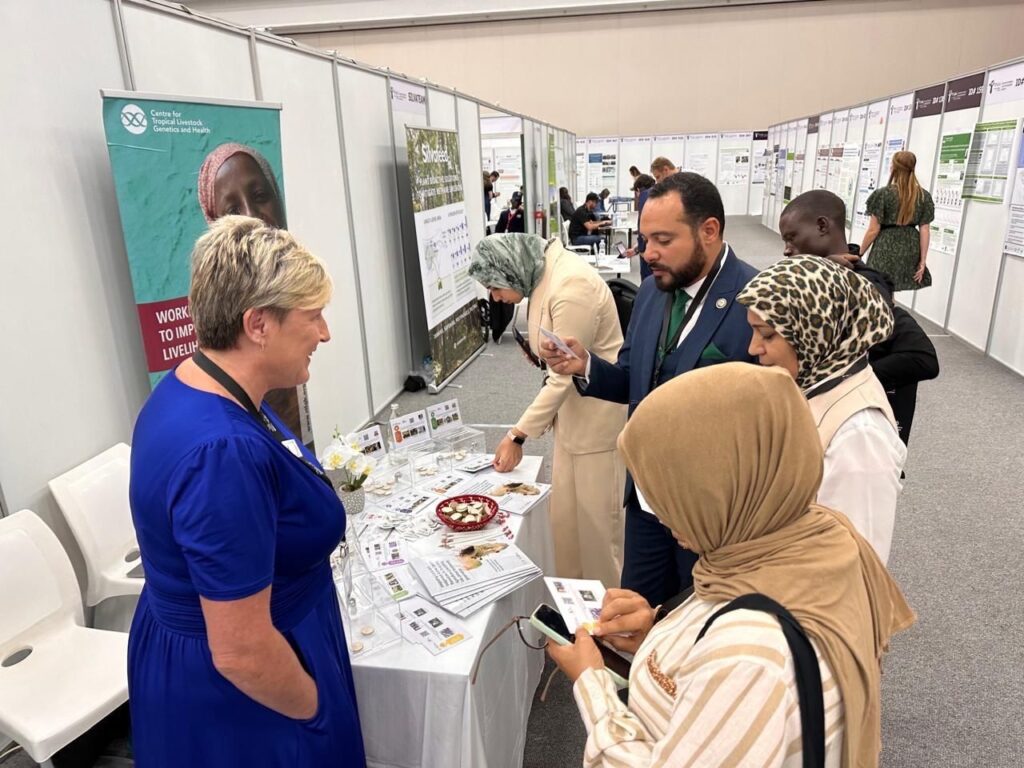 Delegates visiting CTLGH exhibition stand at Greenhouse Gas and Animal Agriculture Conference (GGAA2025)