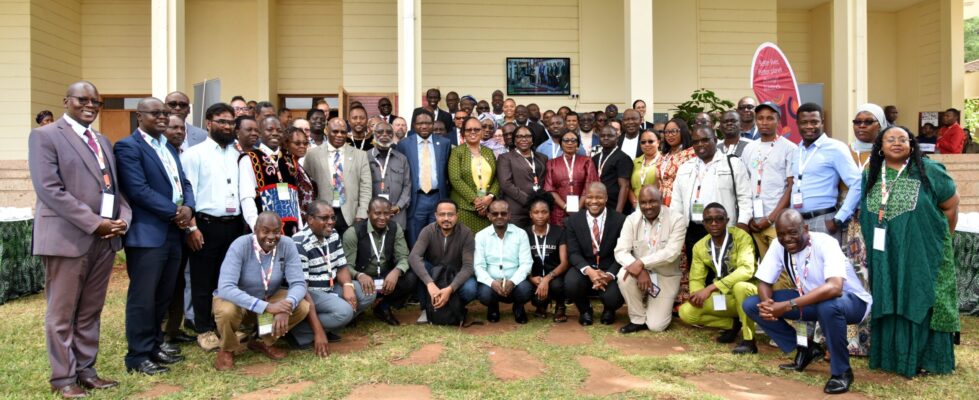 Group of attendees at AABNet and partners official launch of African Livestock Genetic Resources and Sustainable Breeding Strategies. Credit: ILRI