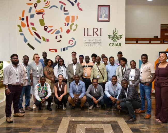 The Genetic and Genomic Approaches for Livestock Improvement training programme 2026 group pictured inside the ILRI Nairobi campus