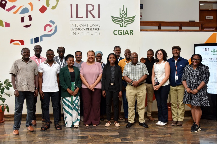 The Genetic and Genomic Approaches for Livestock Improvement training course with Dr Matika and Director of CTLGH, Professor Mizeck Chagunda